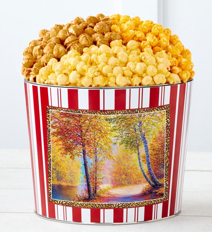 Tins With Pop® Autumn Canvas Pathway