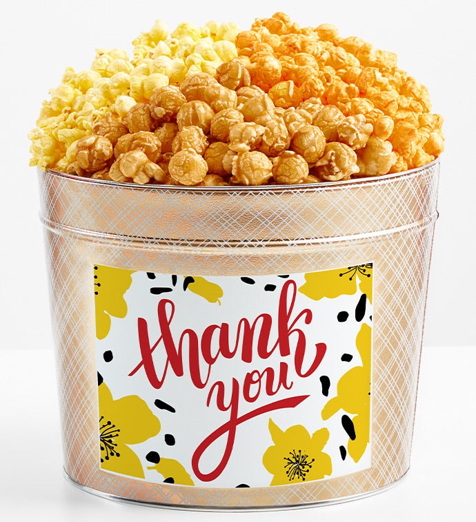 Tins With Pop&reg; Thank You Flowers