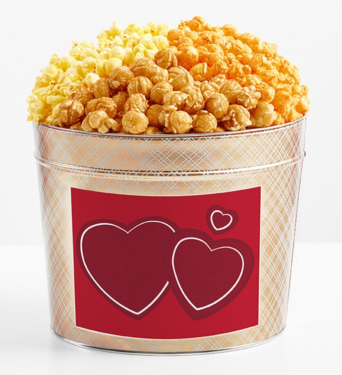 Tins With Pop® Double Red Hearts 3 Flavor