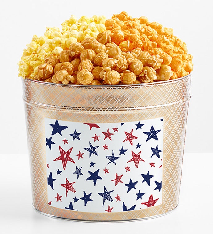 Tins With Pop® Red & Blue Stars 3 Flavor