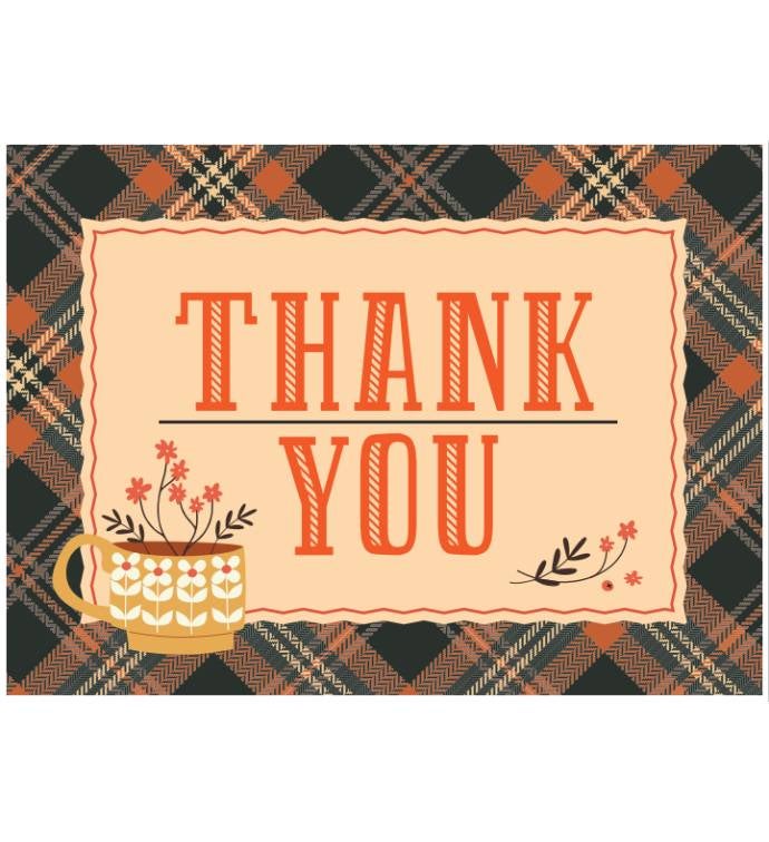 Tins With Pop® Thank You Fall Plaid