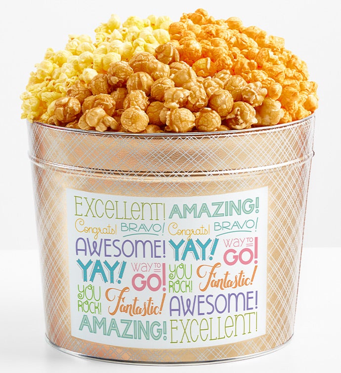 Tins With Pop® Congrats Excellent Bravo