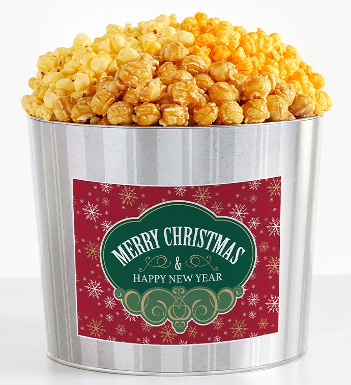Tins With Pop&reg; Merry Christmas & Happy New Year 3 Flavor