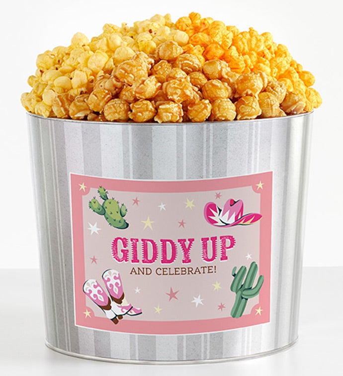 Tins With Pop® Giddy Up Cowgirl Birthday