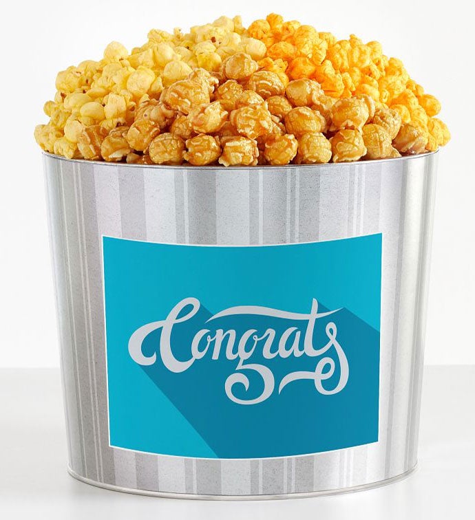 Tins With Pop&reg; Congratulations Blue